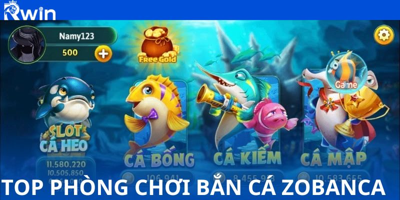 Top phòng chơi bắn cá Zobanca đặc sắc cho ngư thủ